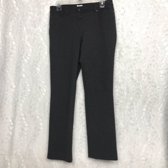 Talbots Gray Stretch Career 6 Petite Straight - Picture 1 of 6